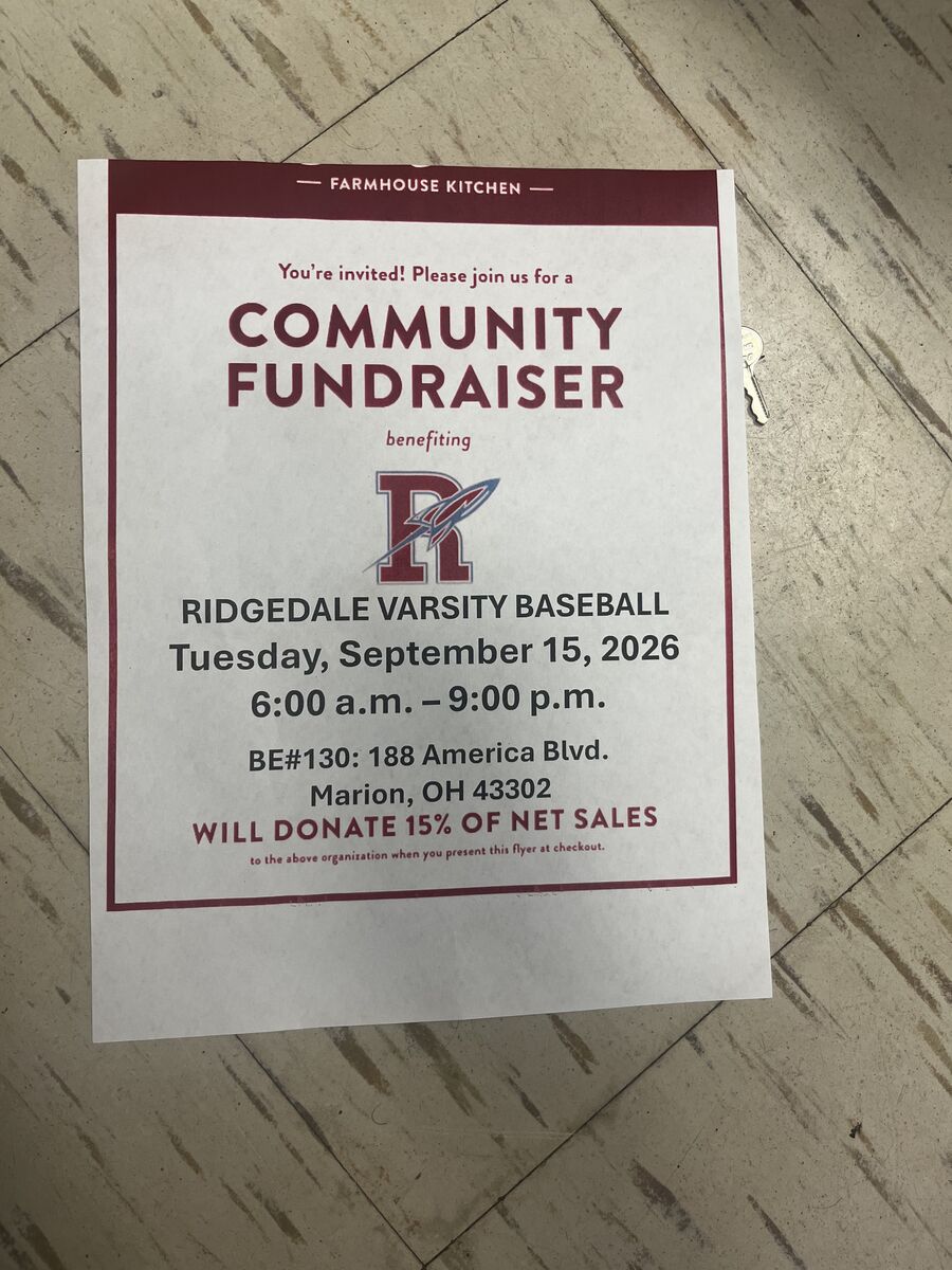 Baseball fundraiser