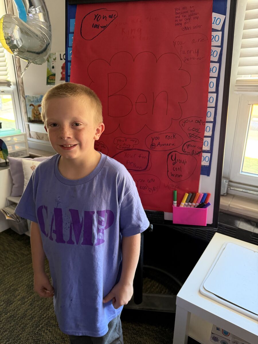 It’s Ben’s turn to be celebrated. We had the best time celebrating you!