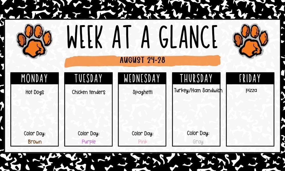 Week at a Glance 