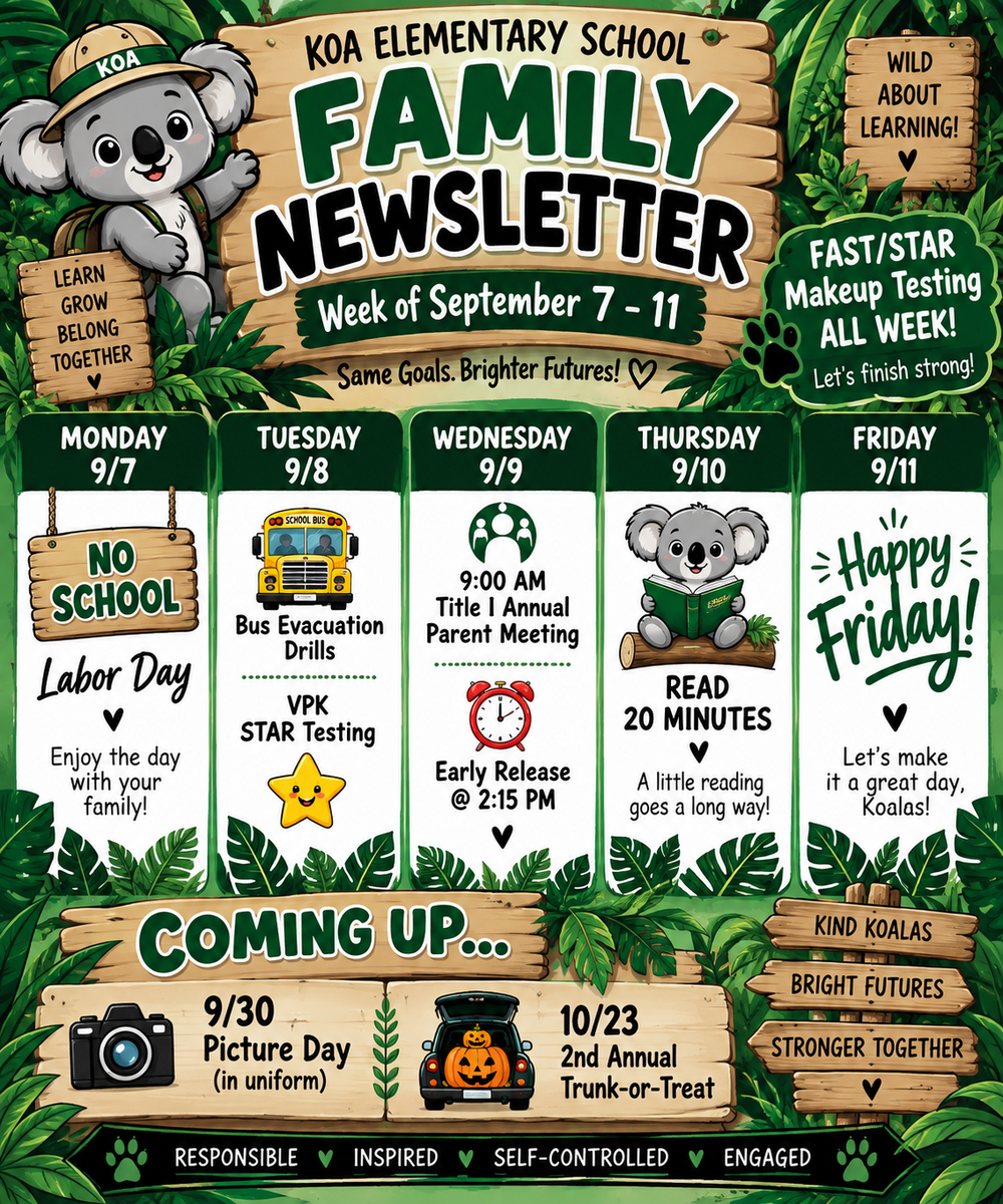 Week of 9/7-9/11