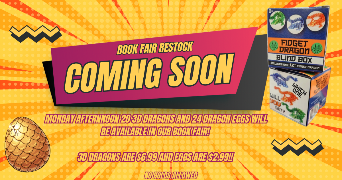 Book Fair Restock! 