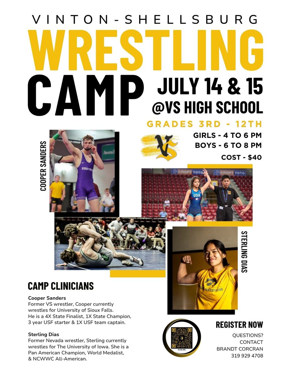 2026 Girls & Boys Wrestling Camp 