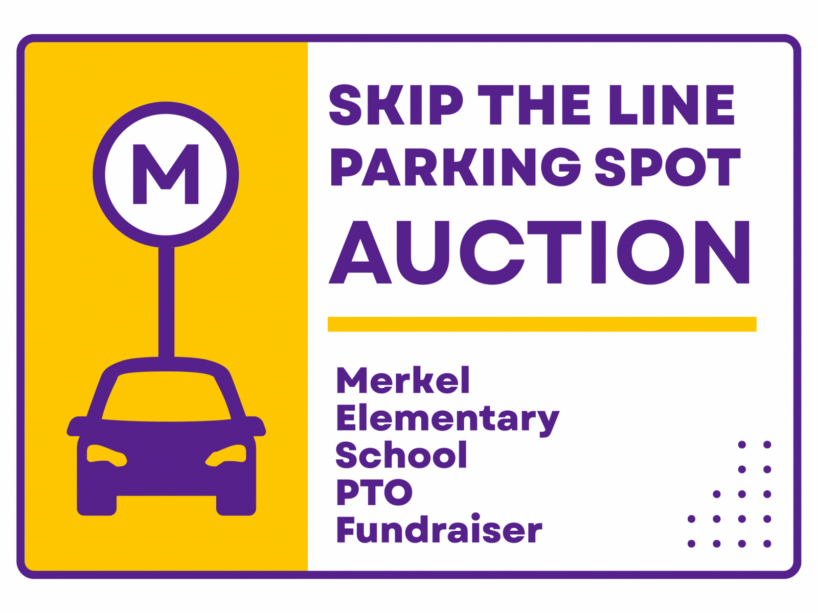 Parking Spot Auction is LIVE 🚨🎉