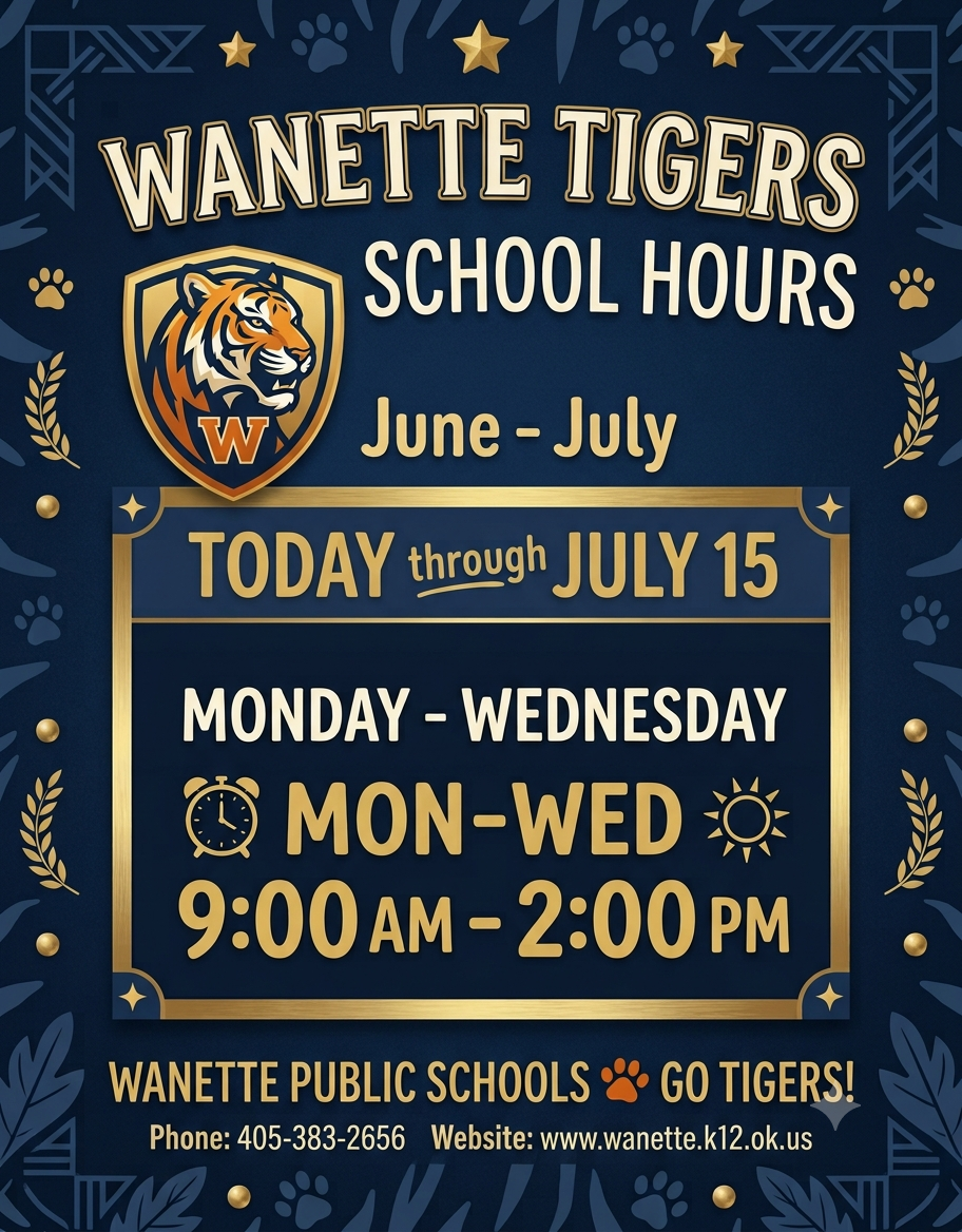 New summer hours from now till July 15th!