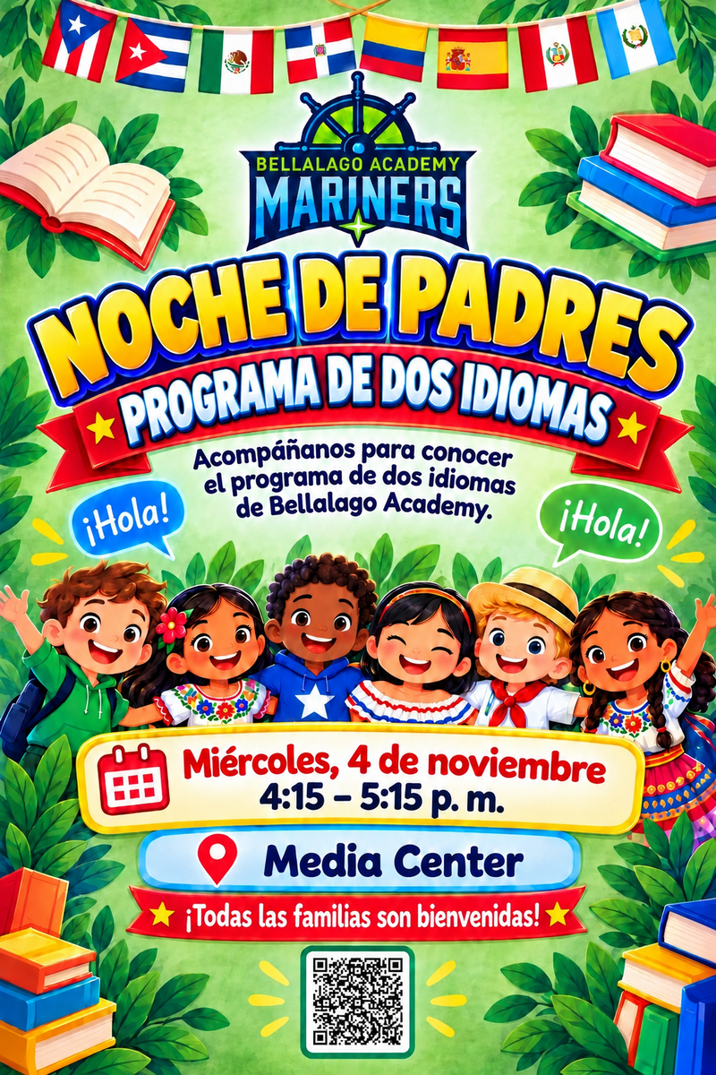 Dual Language Parent Night next Wednesday 