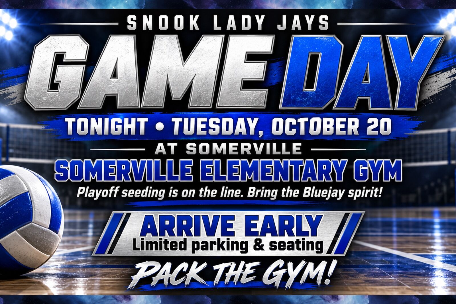 Volleyball Game TONIGHT!! 