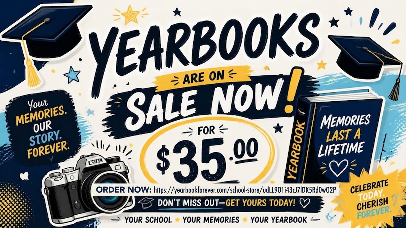 Yearbooks are on sale now!
