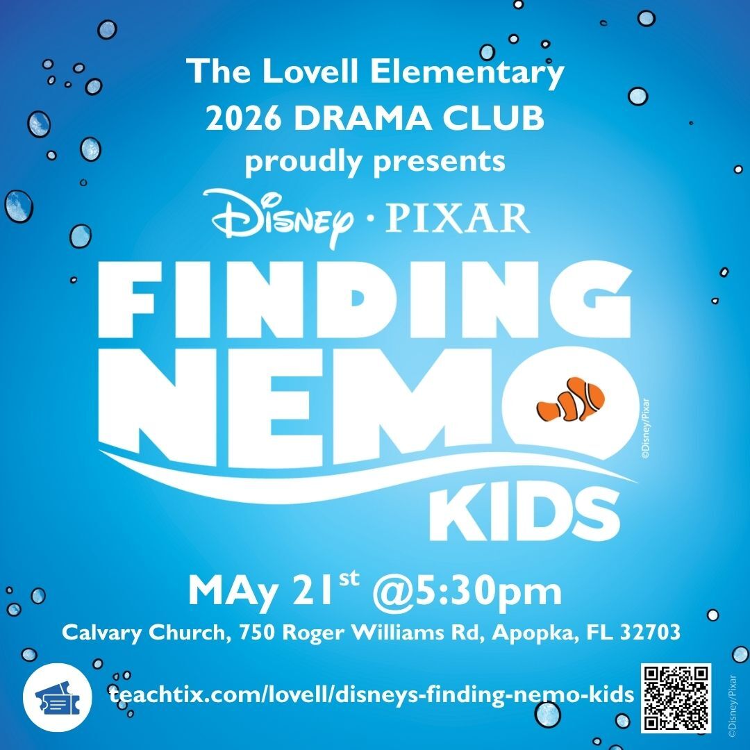 🐠 Tickets Now on Sale for Finding Nemo KIDS!_May 21, 2026