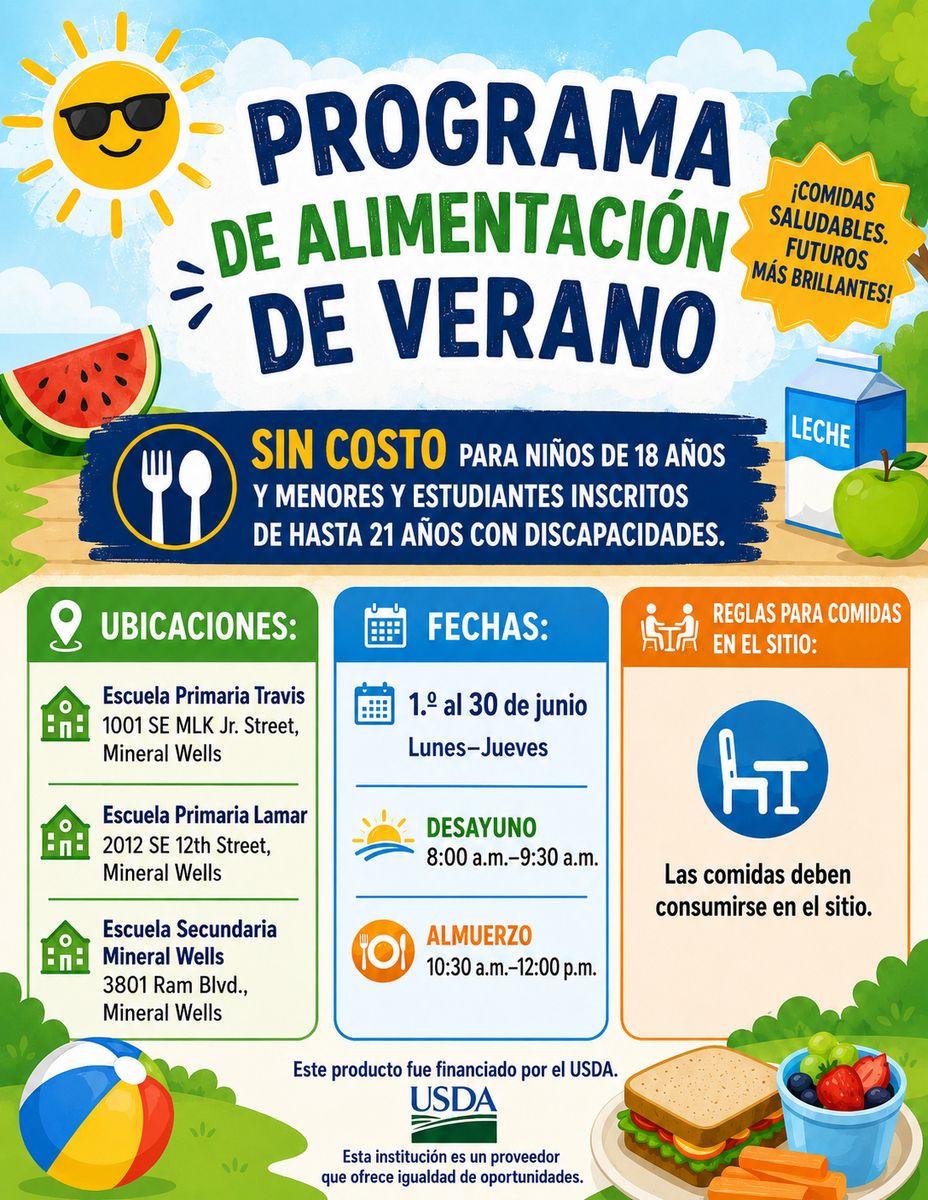 MWISD Summer Feeding Program Begins June 1