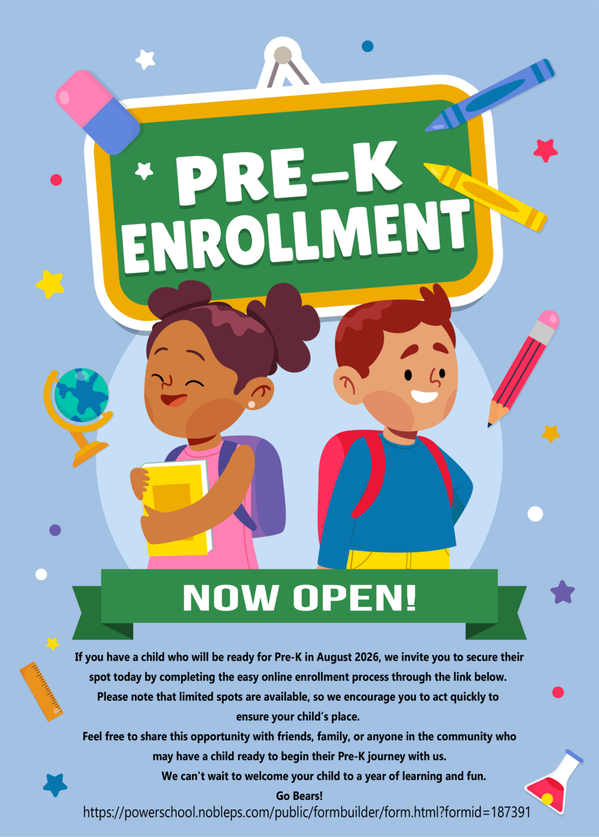 Pre-K Enrollment 2026