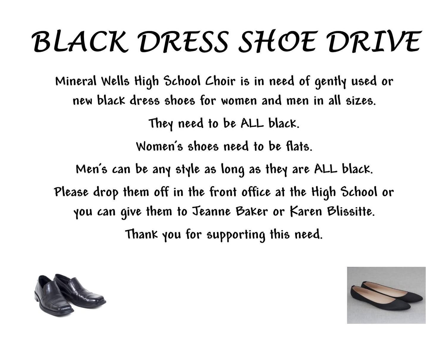 Help Us Fill Our Black Dress Shoe Closet