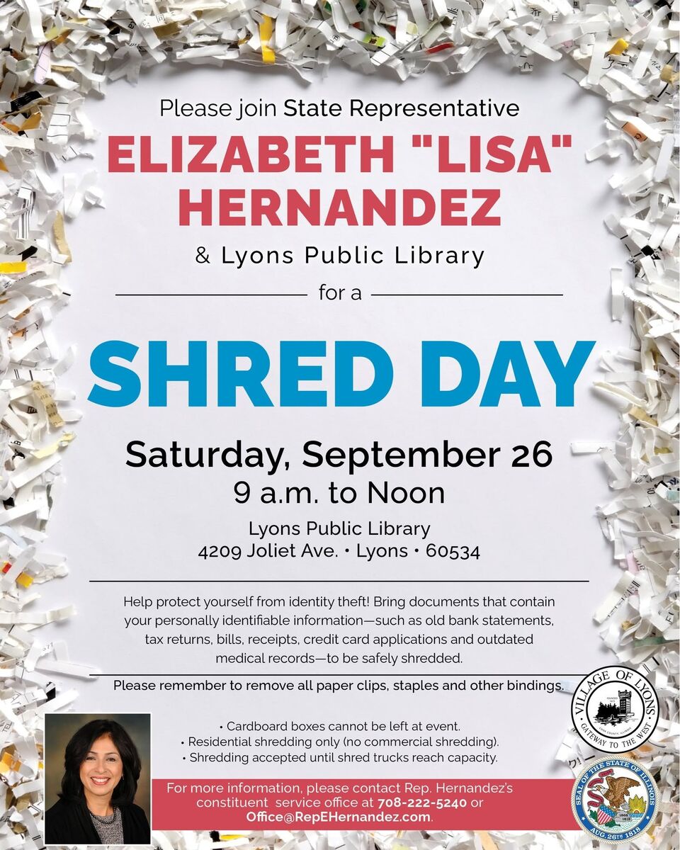 Community Shred Day Hosted By Lisa Hernandez
