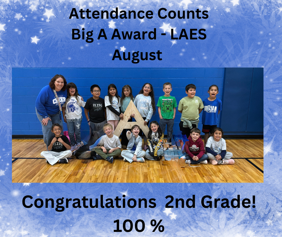 Big A Winners for August & September @ LAES 