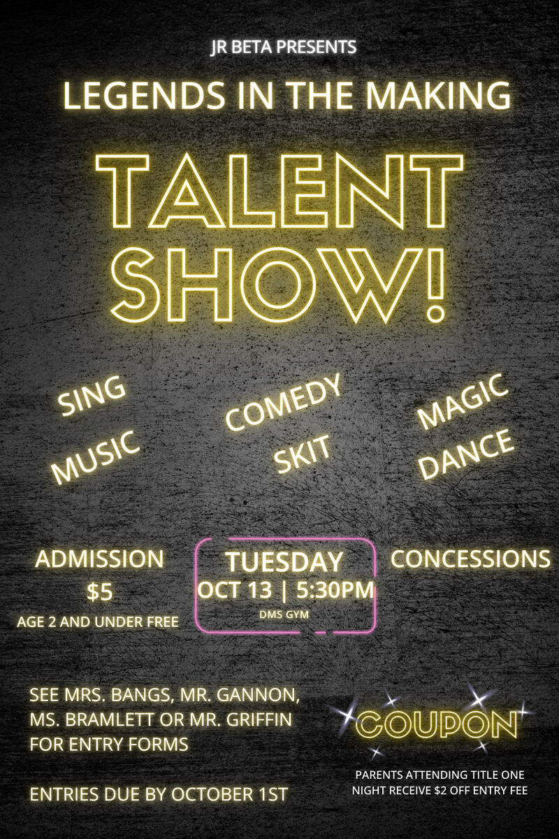 🎤 Jr. Beta Club Talent Show