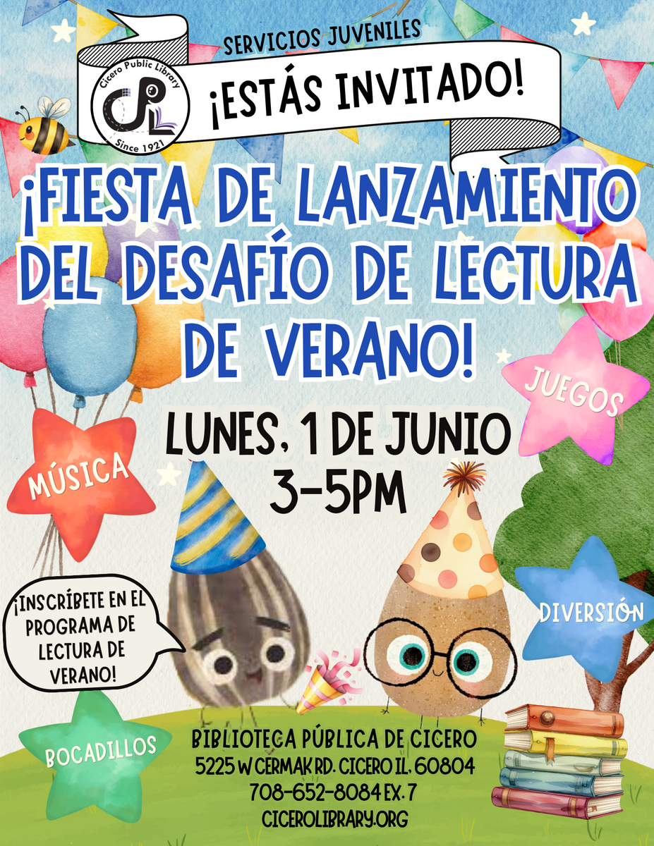 Cicero Library Summer Reading Challenge Kick-Off Party