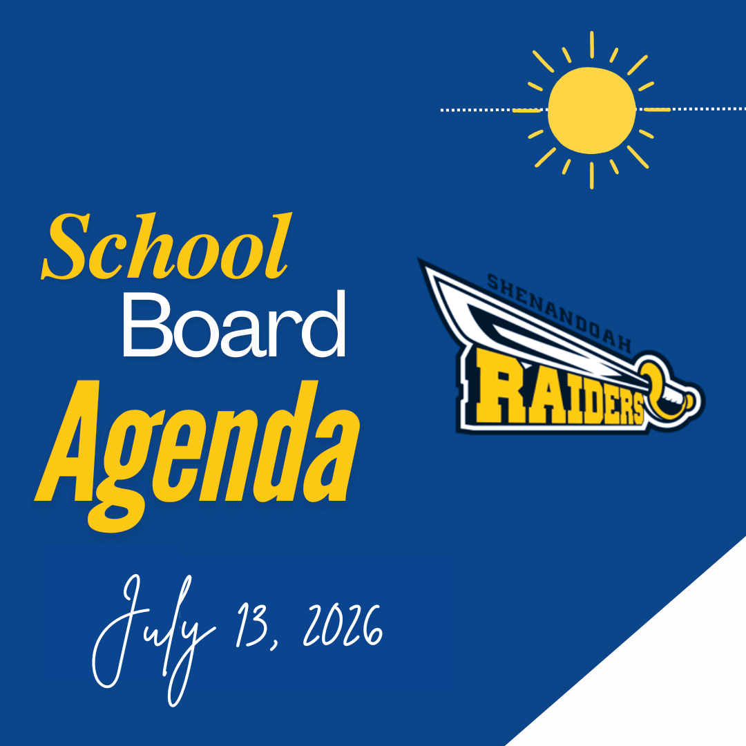School Board Agenda for July 13th