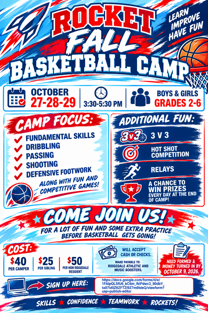 Fall Basketball Camp 2026! 