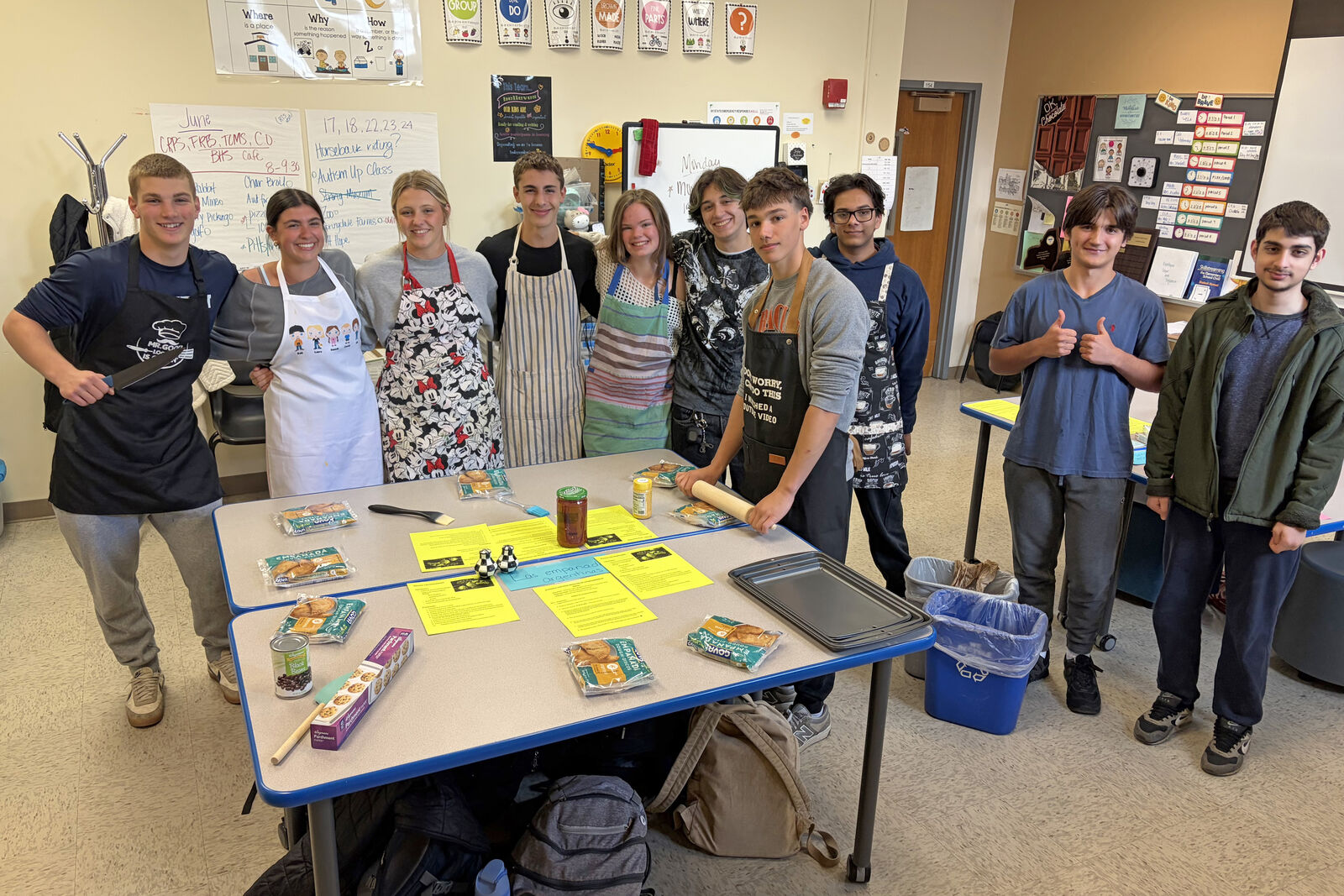 Spanish Students Prepare Authentic Dishes