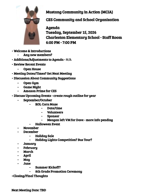 MCIA Agenda
