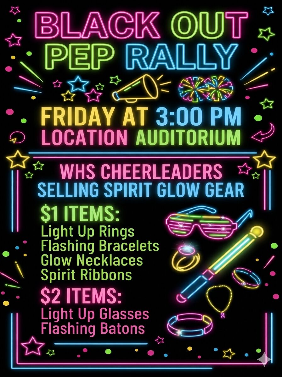 Black Out Pep Rally