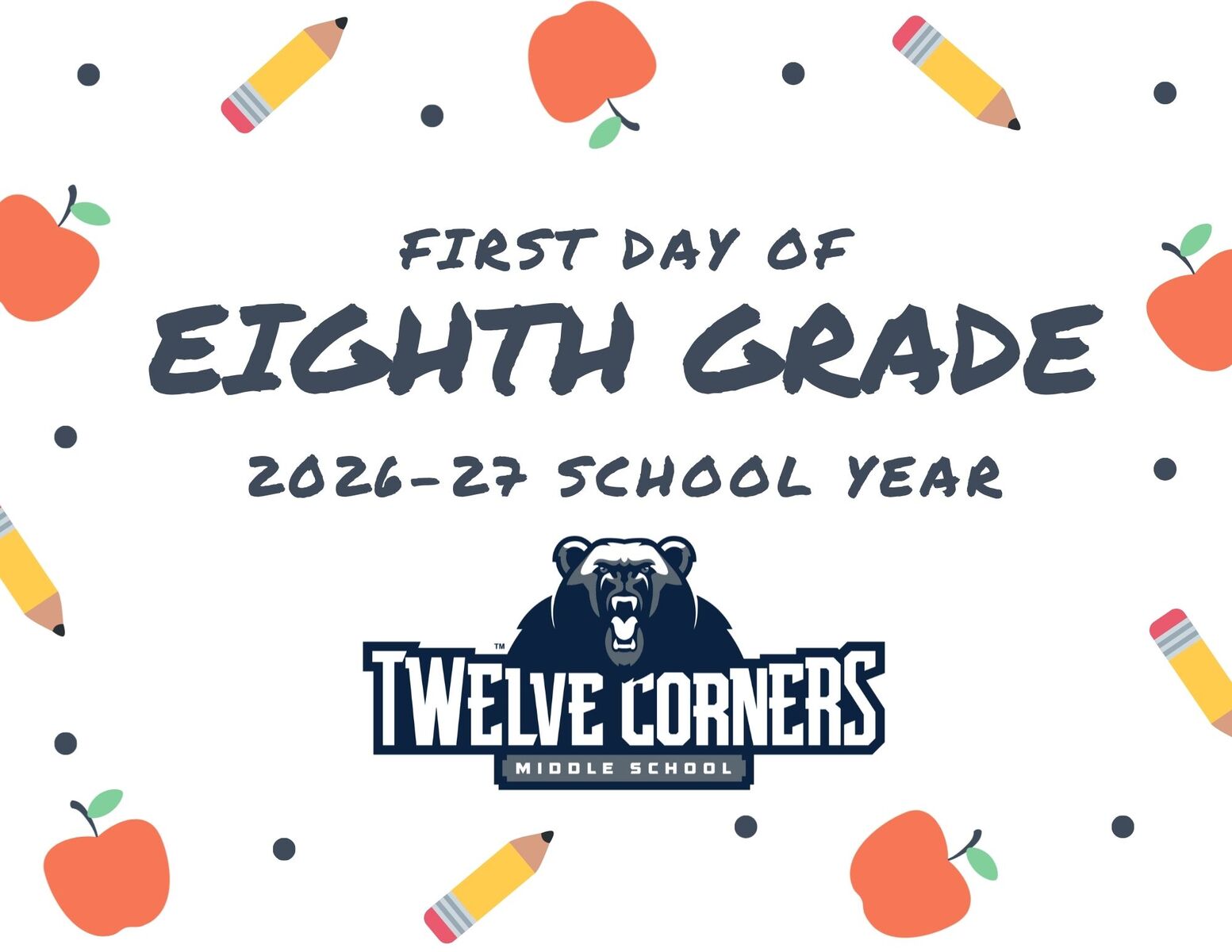 First Day Photo Signs