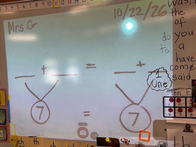 First Graders Thinking in Math