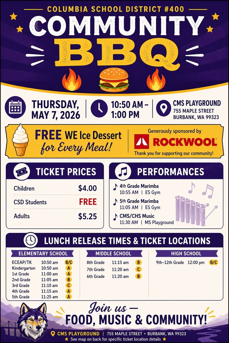 Community BBQ is This Thursday