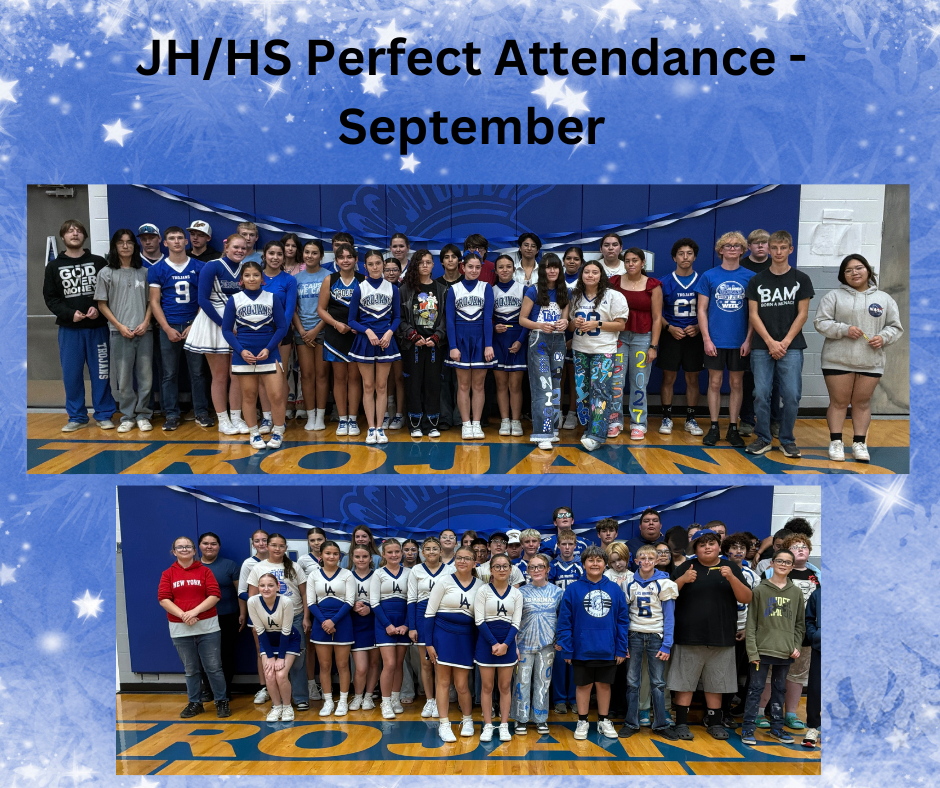 JH/HS Perfect Attendance for September 