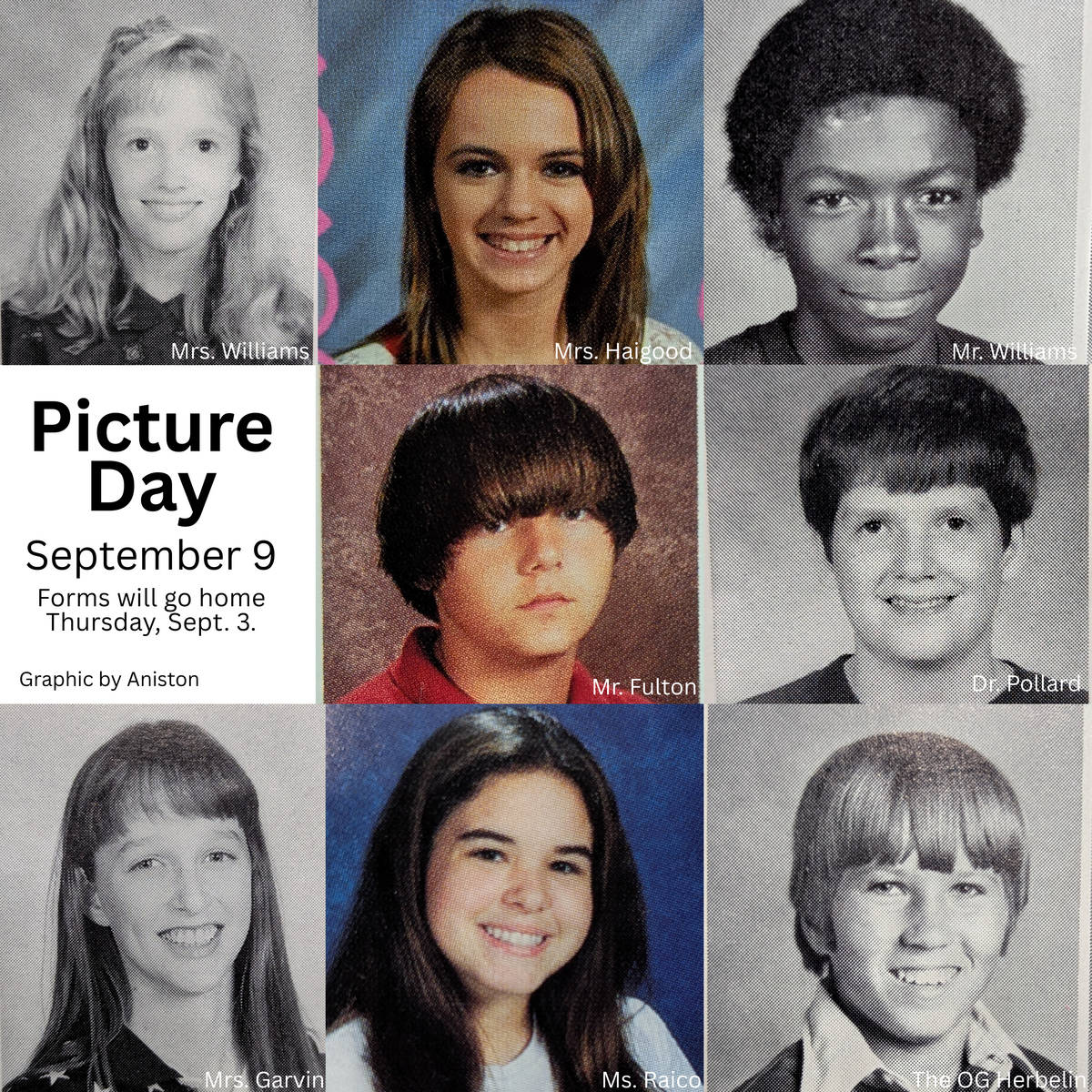 Picture Day, September 9