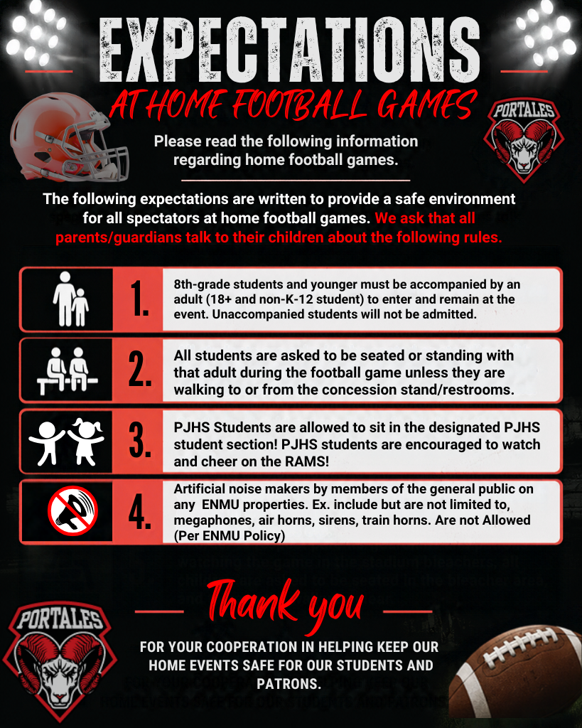 Ram Football Friday October 23rd 6:00 PM