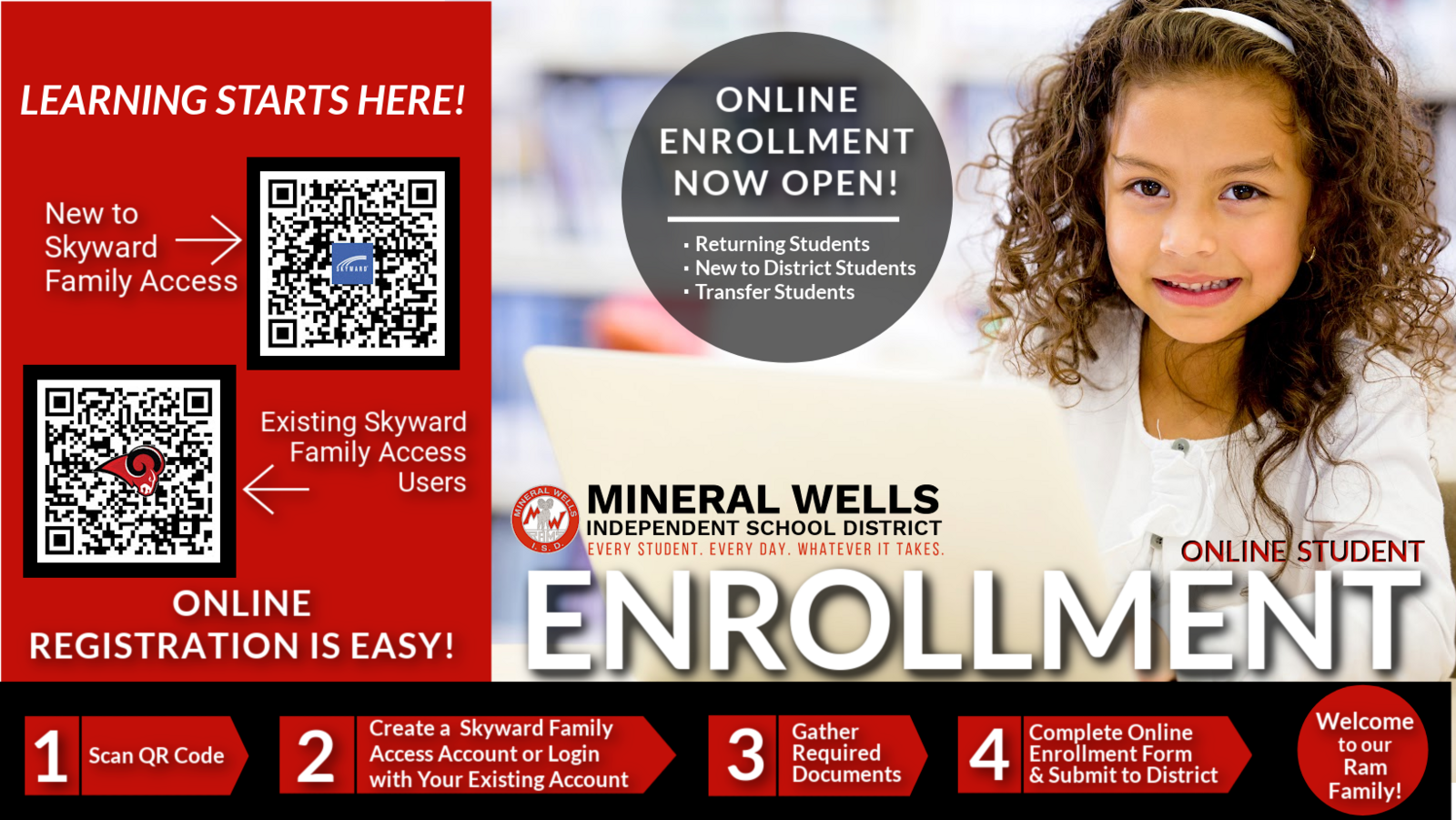 Enrollment Now Open for 2026–2027 School Year