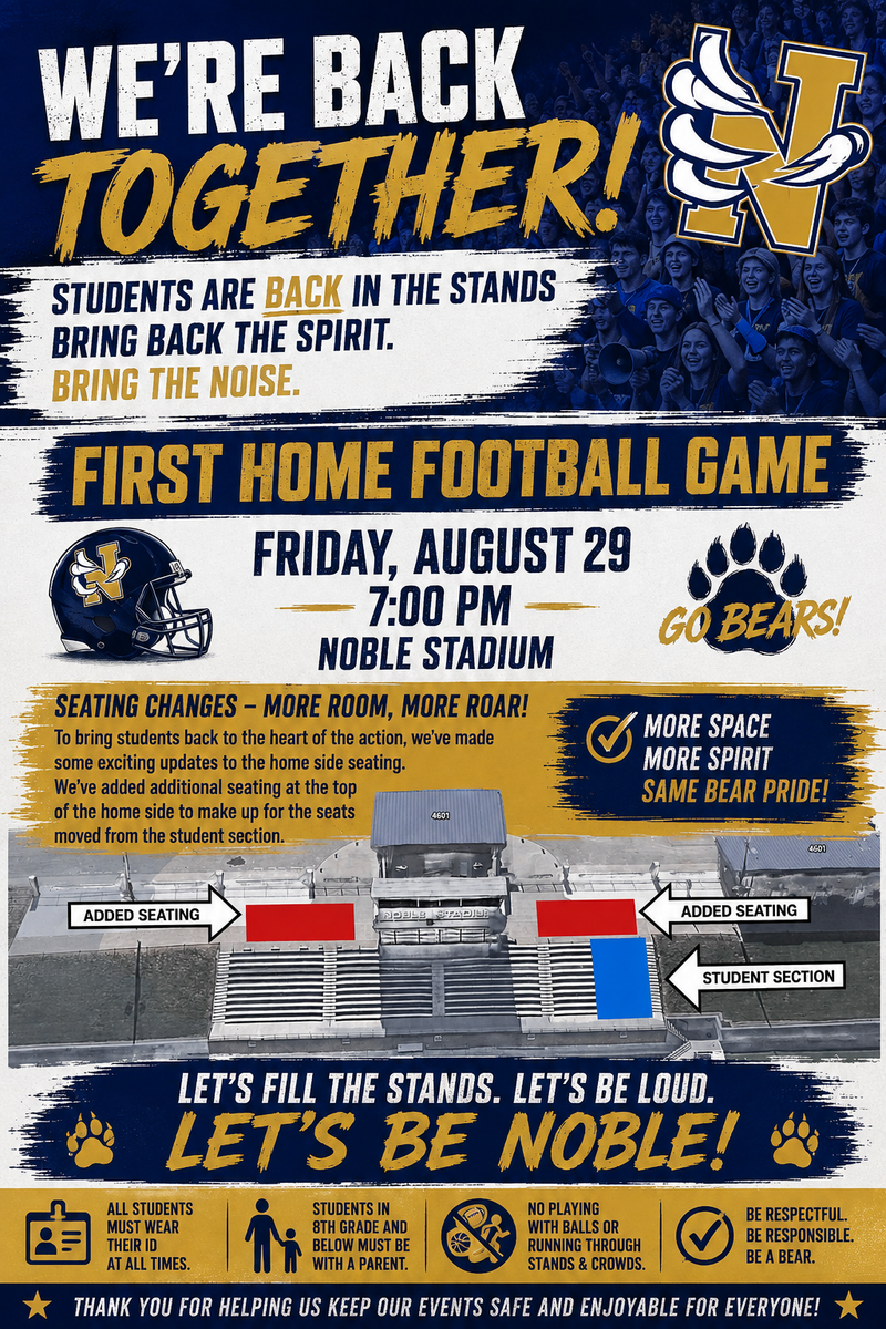 Opening Night FB Game Information  