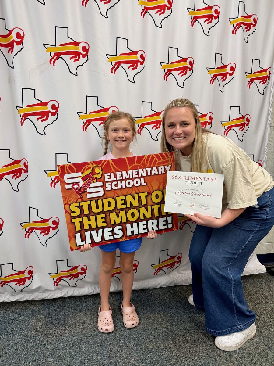 Elementary April Students, Teachers, & Staff of the Month