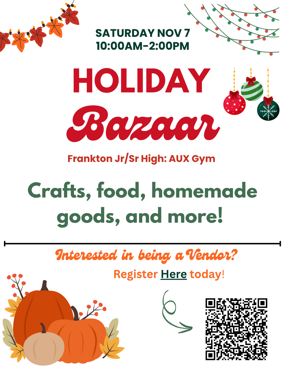 Holiday Bazaar Vendor Registration
