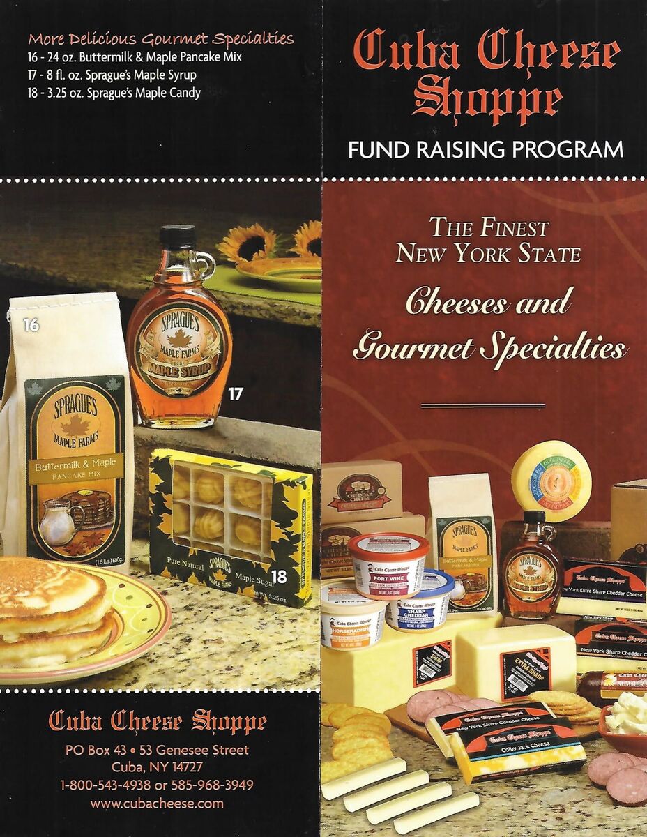 Windsor FFA: Cuba Cheese Fundraiser-November 1st-13th 2026