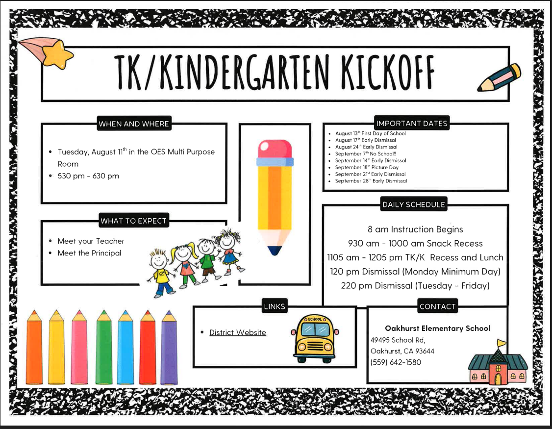 TK and Kinder KIckoff
